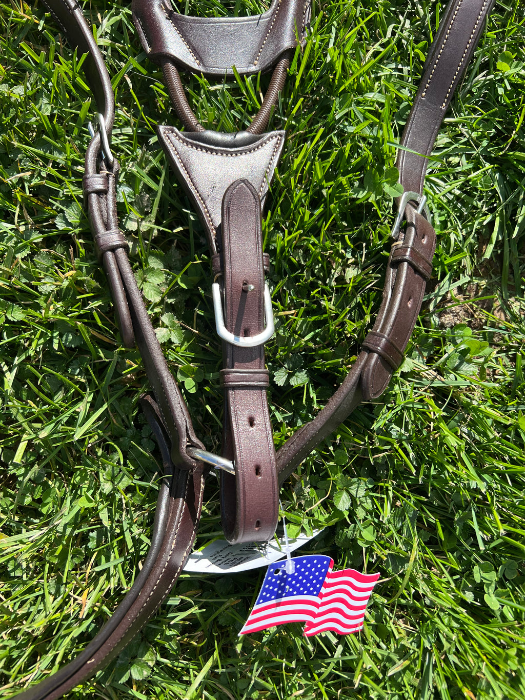 Ovation 3 way bridge breastplate with running martingale