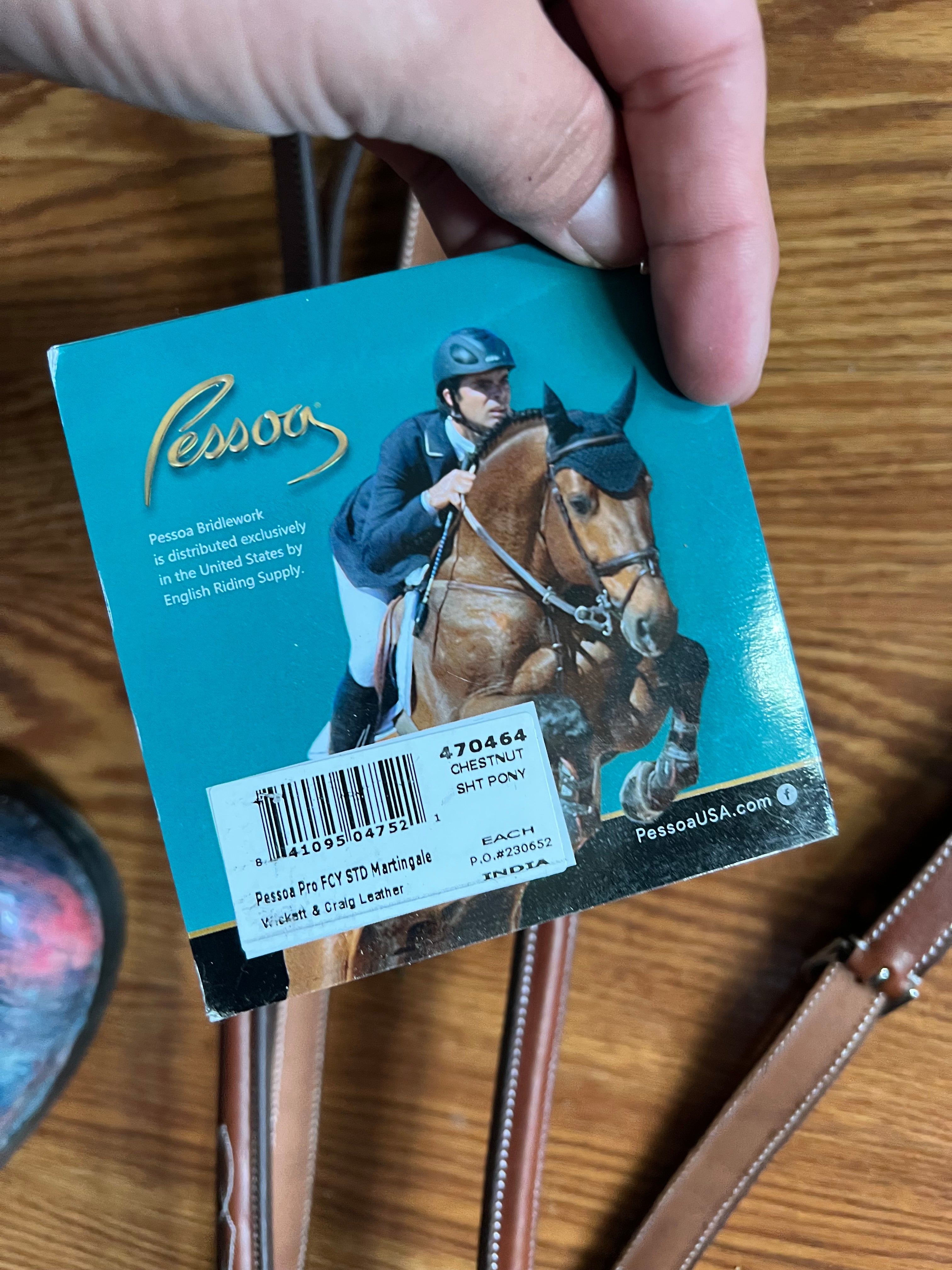 Pessoa Pony standing Martingale