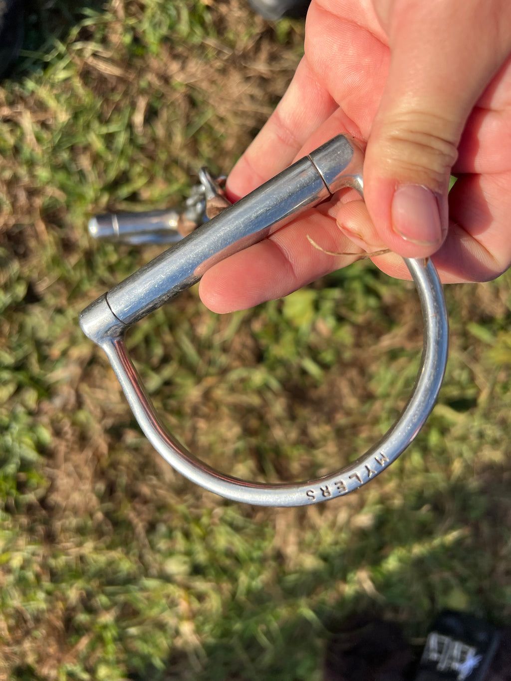 Myler corkscrew french link 5.25"