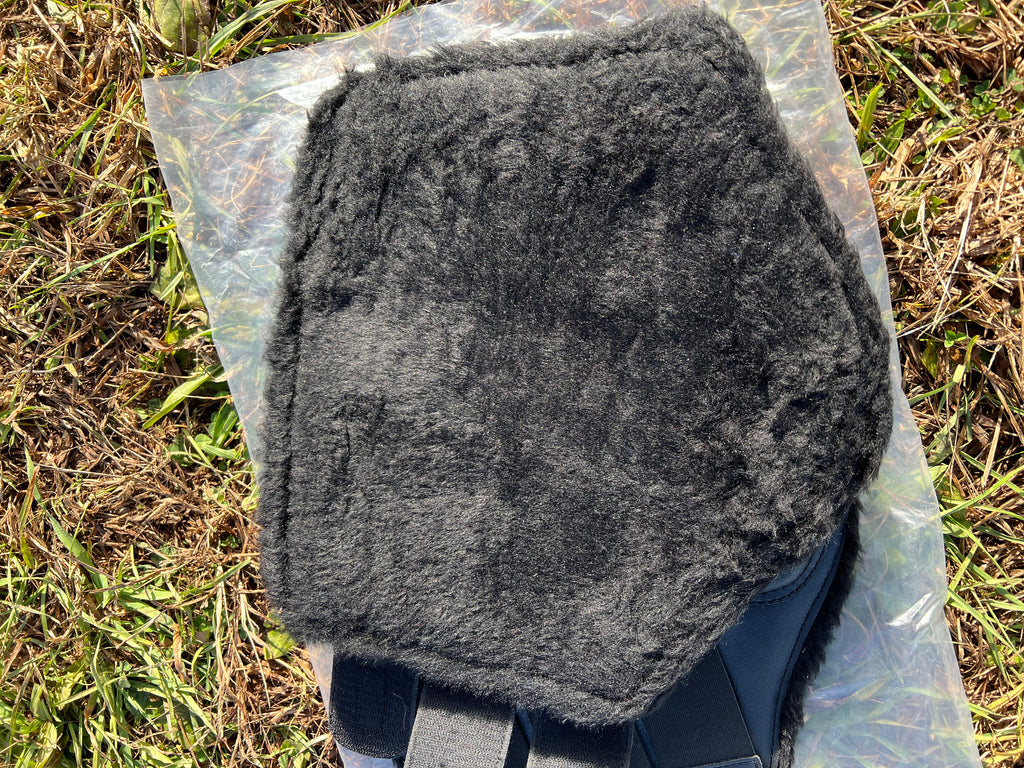 SmartPak black brushing boots