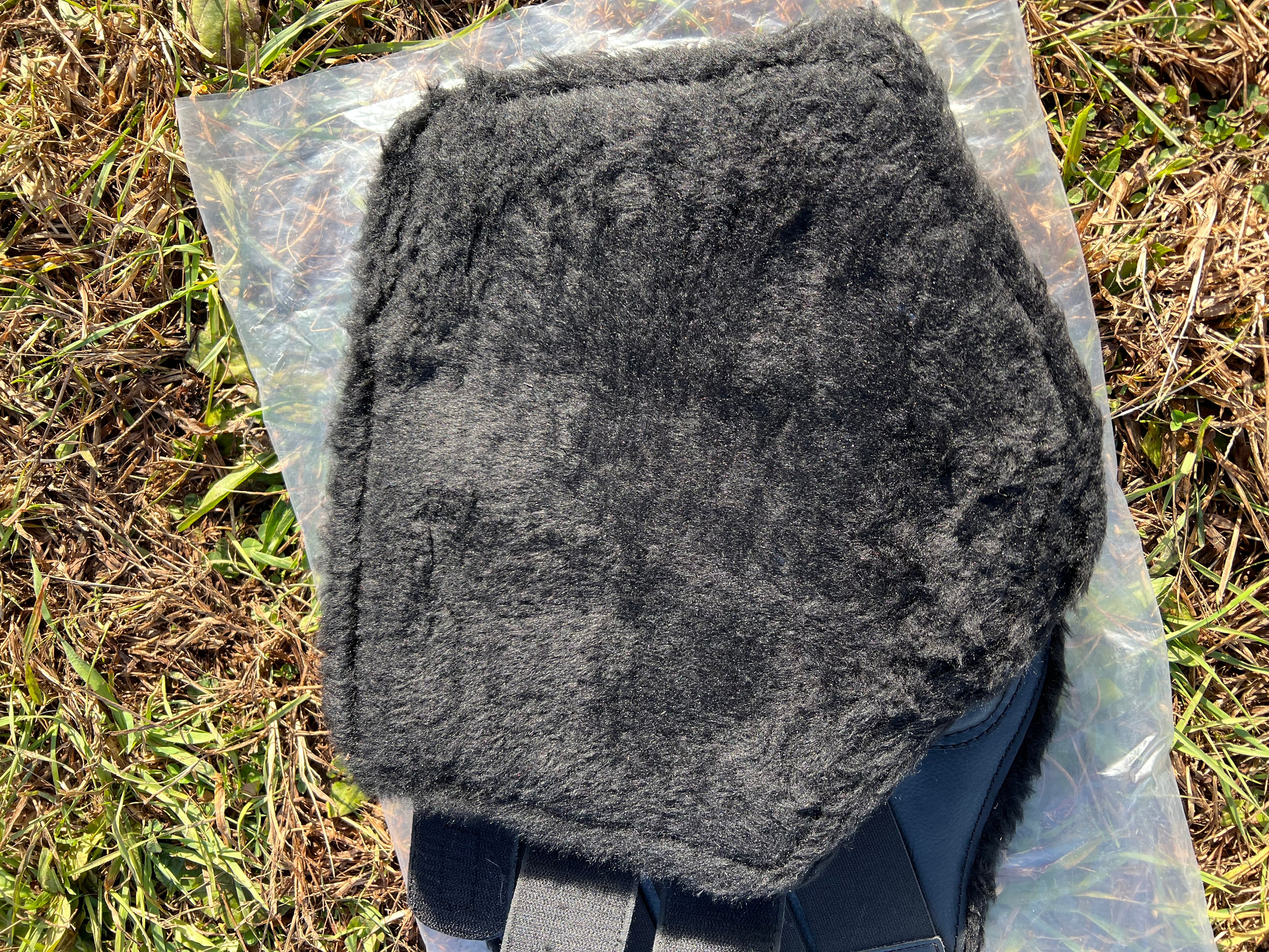 SmartPak black brushing boots