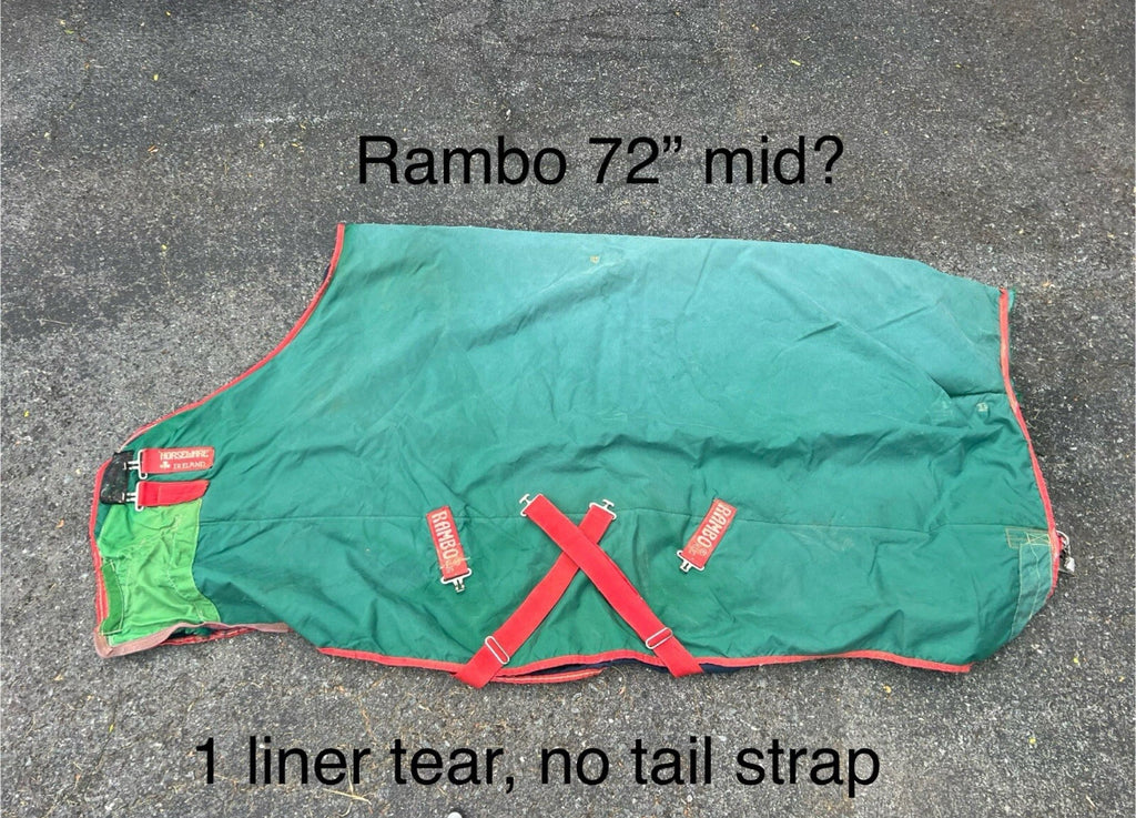 72" Rambo Mid T/O green/red