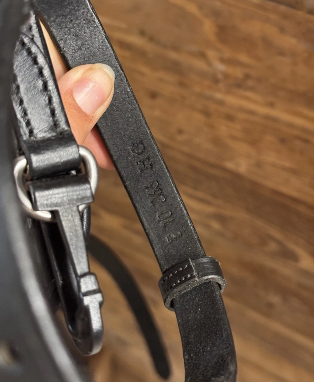 EUC Micklem black Standard horse bridle