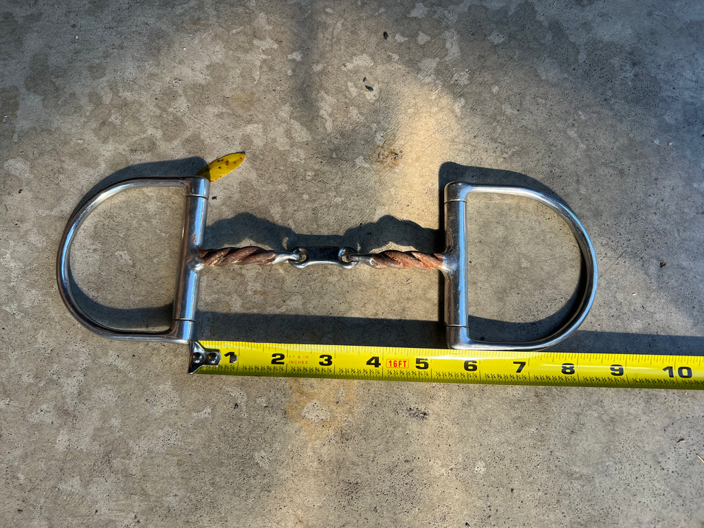 Myler corkscrew french link 5.25"