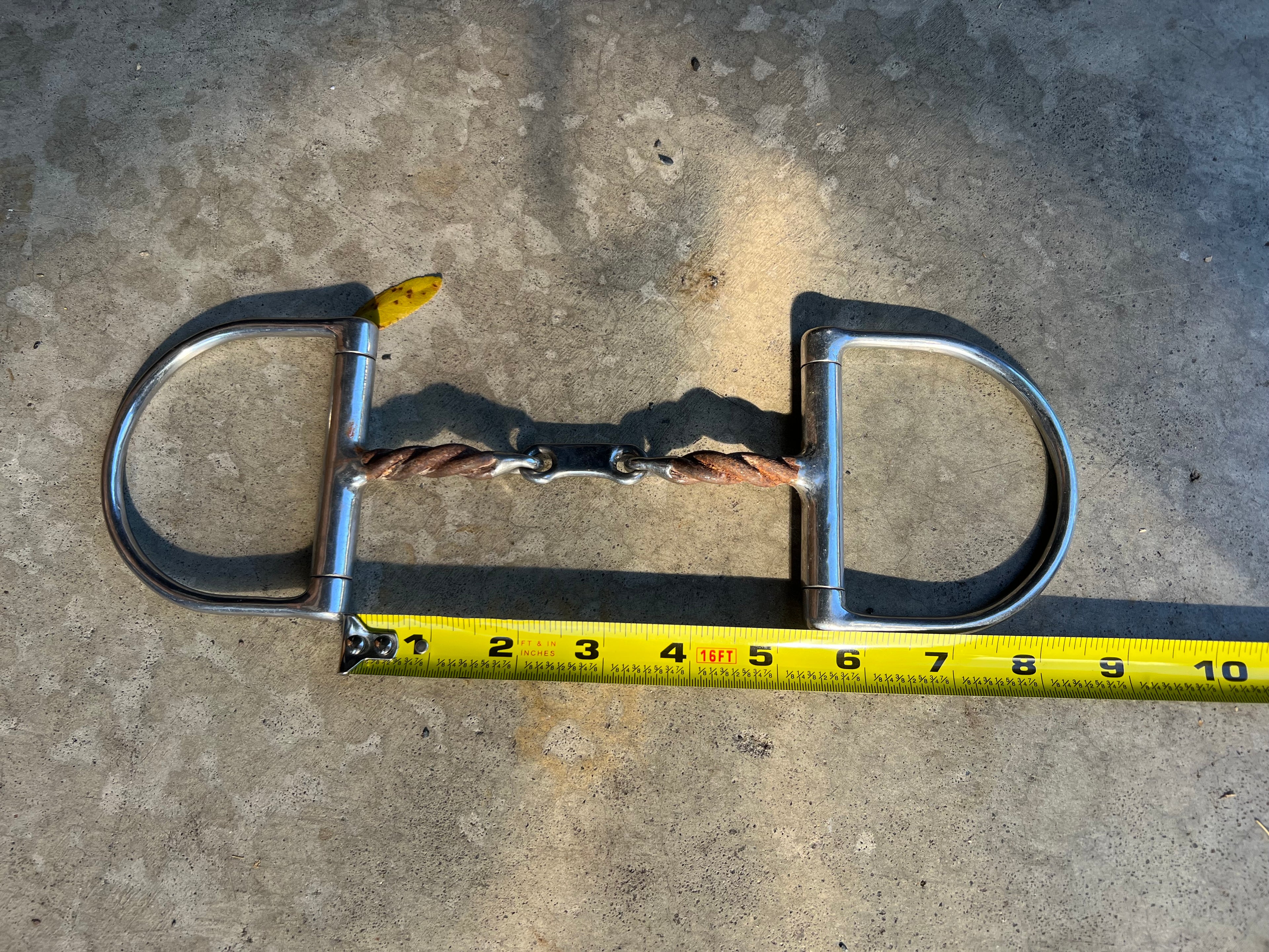 Myler corkscrew french link 5.25"