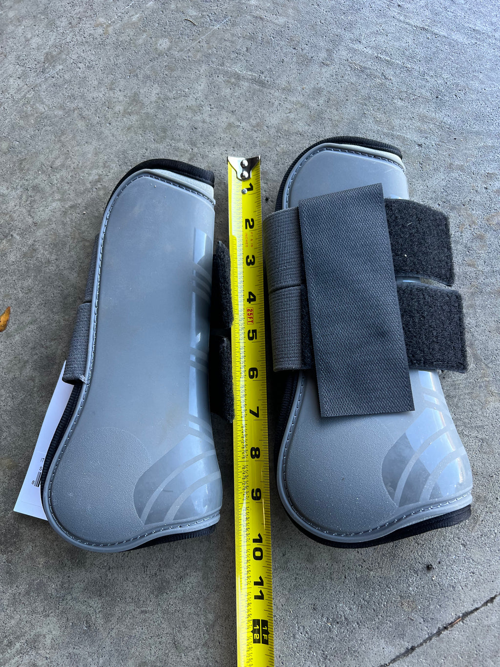 Dover open front boots grey